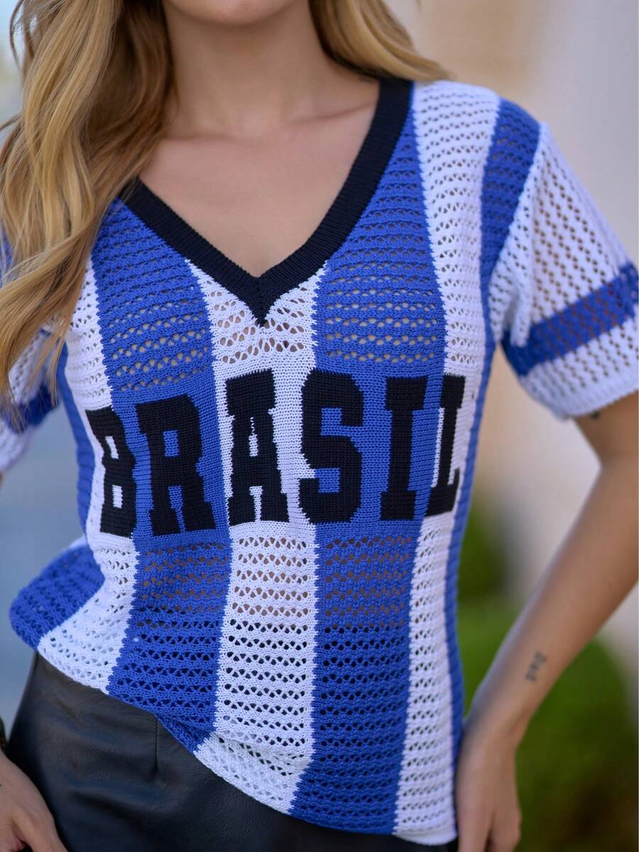 Camisa Tricot Feminina BRASIL