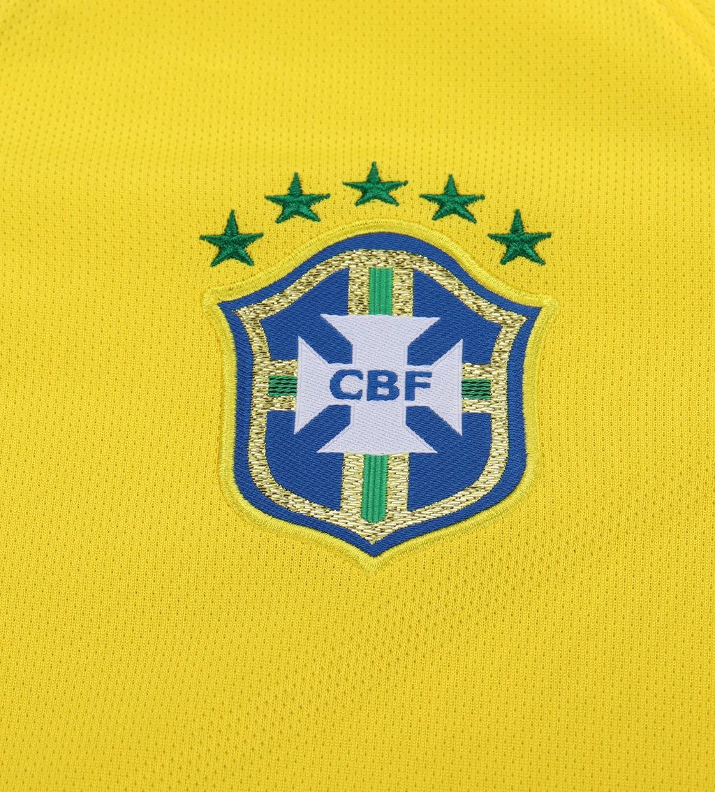 Kit Infantil Brasil Retro Home 2014 Nike - Amarela