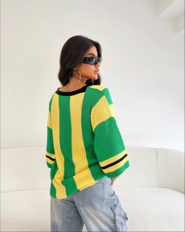 Blusa Listrada | Brasil Tricot