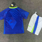 Kit Infantil Brasil Away 25/26 Nike  - Azul