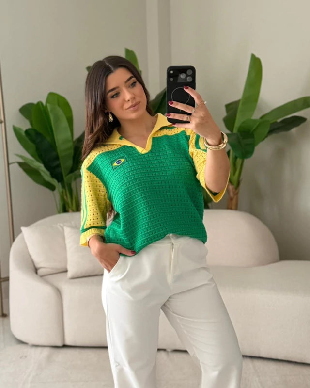Blusa Rendada | Brasil Tricot