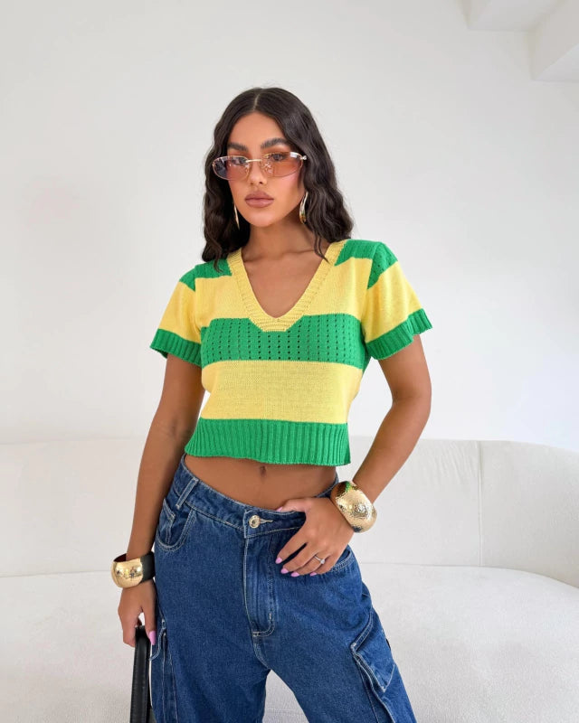 Cropped Listrado | Brasil