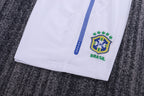 Kit Infantil Brasil Retro Away 2010 Nike - Azul