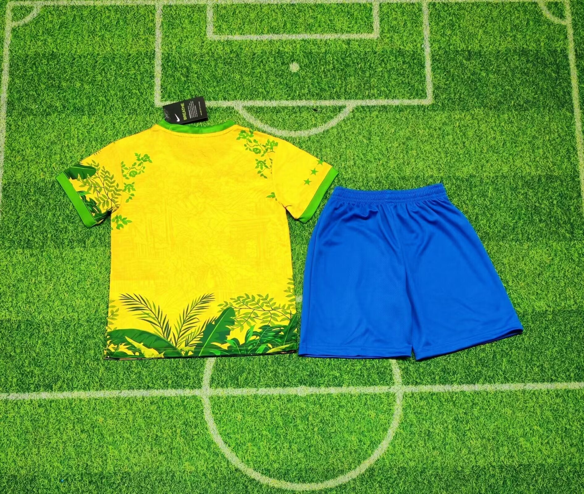Kit Infantil Brasil Edição Especial 25/26 Nike  - Amarelo