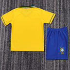Kit Infantil Brasil Retro Home 1994 Umbro - Amarela
