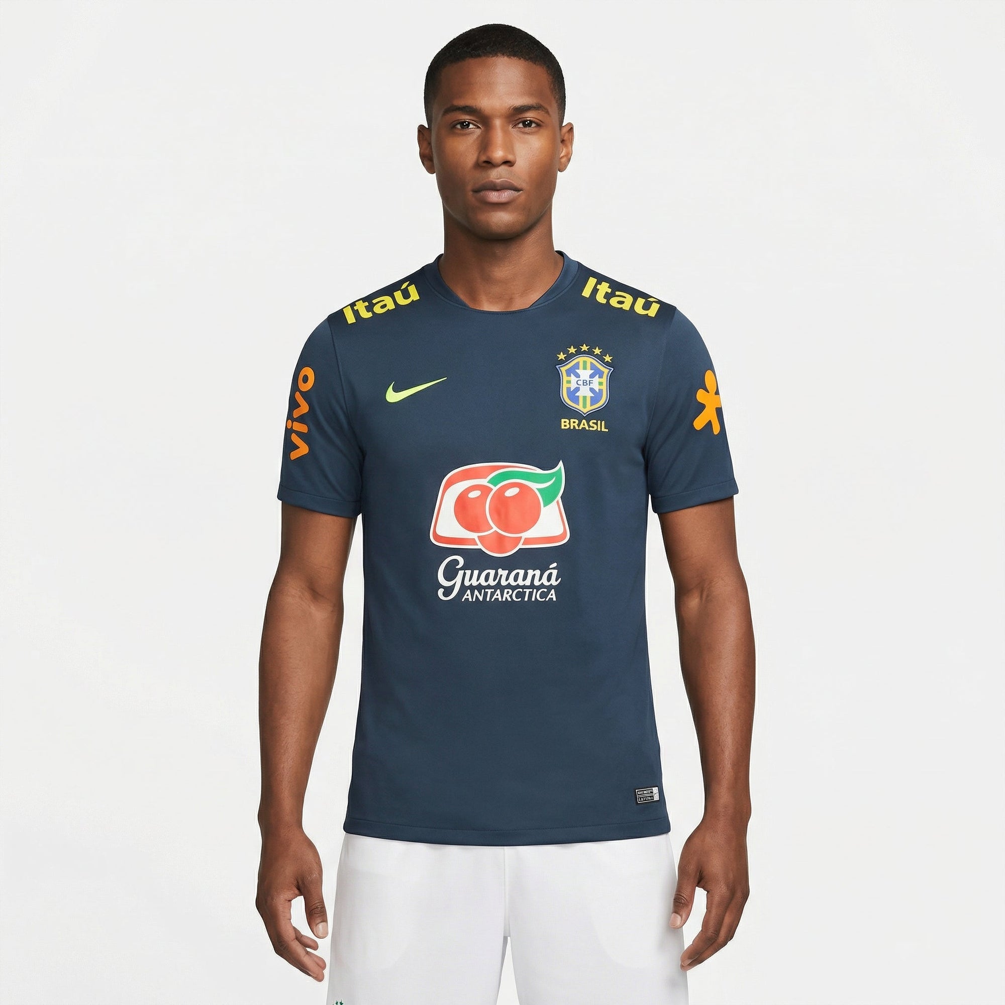 Camisa Nike Brasil Treino Torcedor Masculina