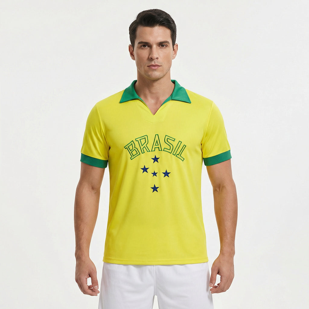 Camisa Nike Brasil 1958 Retrô Masculina