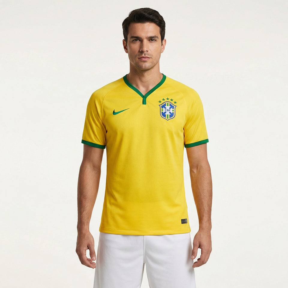 Camisa Nike Brasil 2014 Retrô Masculina