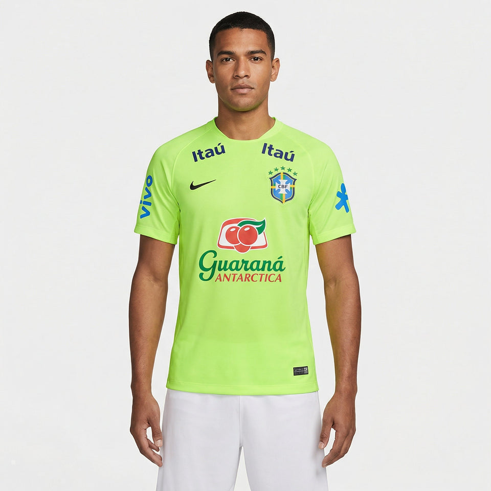 Camisa Nike Brasil 2021/22 Treino Masculina Torcedor