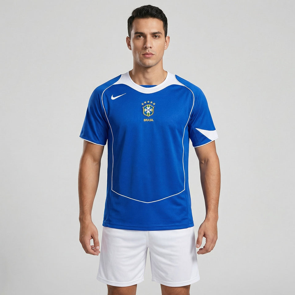 Camisa Nike Brasil 2004/05 Retrô Masculina