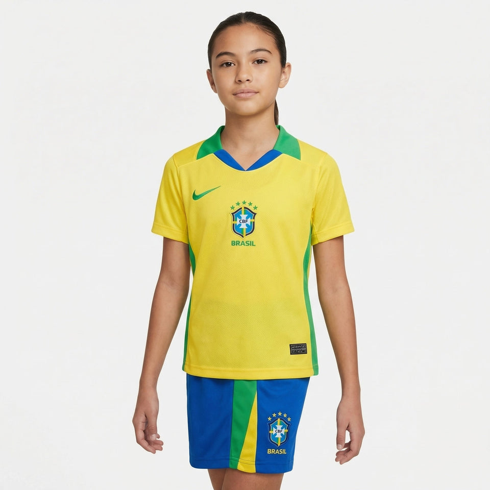 Conjunto Infantil Nike Brasil Feminino 2023/2024 I