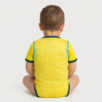 Body Bebê Infantil Brasil Home 26/27  - Amarelo