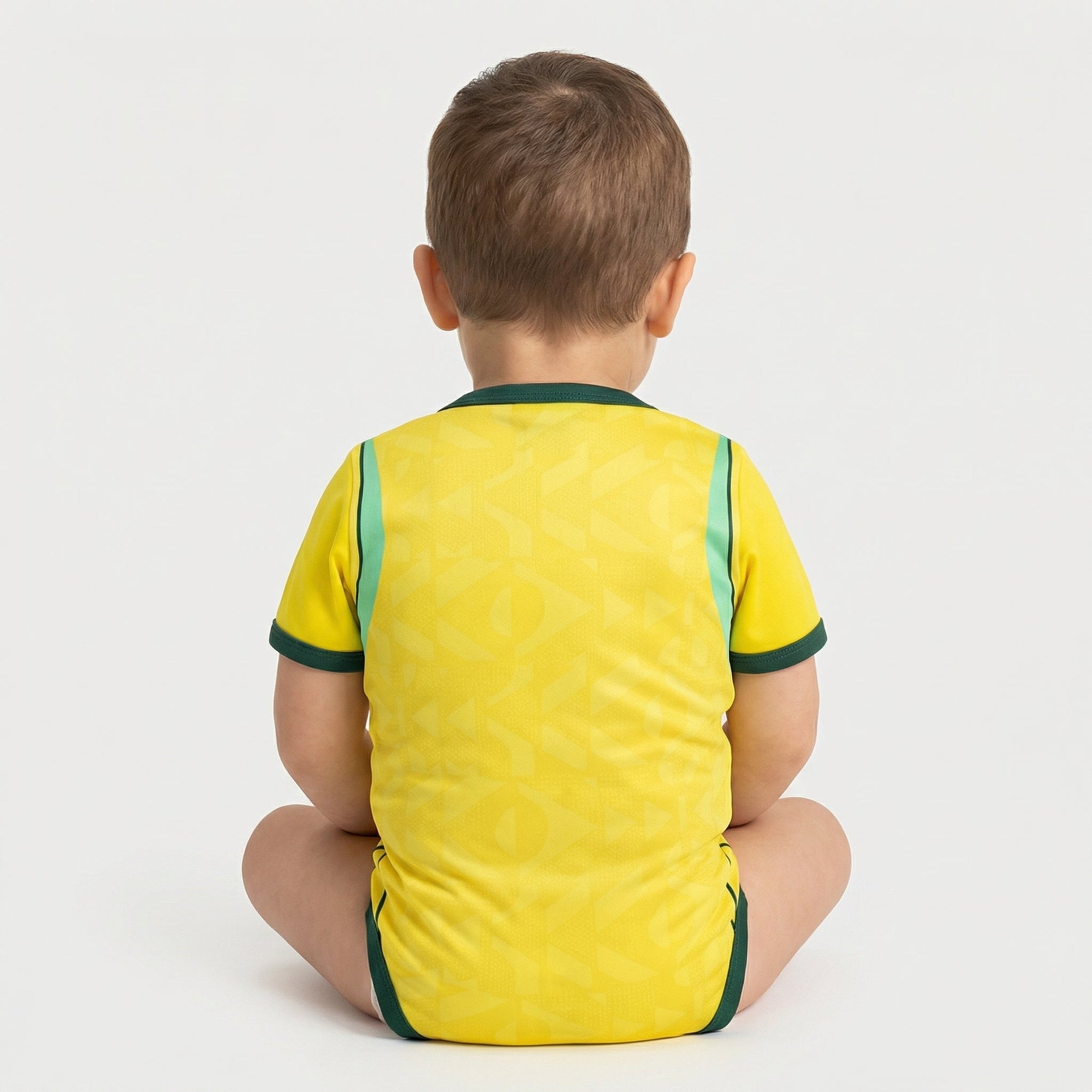 Body Bebê Infantil Brasil Home 26/27  - Amarelo